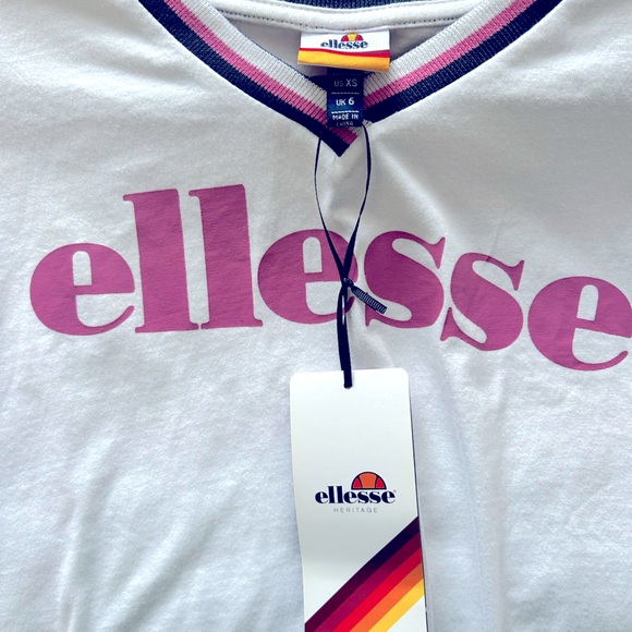 Ellesse XS white tshirt - Picture 3 of 3
